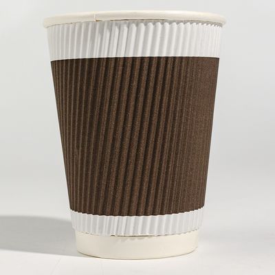 Un bon prix. Gobelet à café jetable à double paroi avec couvercle pour boisson chaude, écologique, biodégradable, gobelet en papier à revêtement à base d'eau en ligne