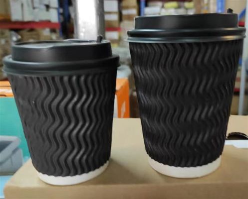 Un bon prix. Gobelet en papier à café personnalisé écologique à double paroi avec couvercle 6 oz 8 oz 10 oz 12 oz 16 oz en ligne