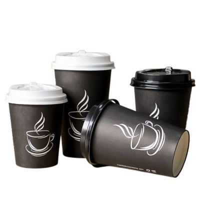 Un bon prix. Gobelet en papier à café personnalisé biodégradable, imprimé, écologique, avec revêtement à base d'eau en ligne