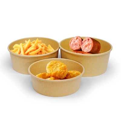 Good price Compostable sugarcane bagasse paper bowl fast food packaging outer box customization online