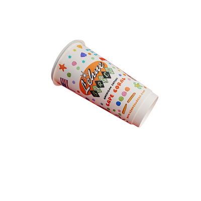 Disposable takeaway hot drinks coffee eco-friendly custom printing logo double-layer paper cup with lid