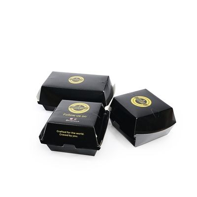 Un bon prix. Customized logo eco-friendly disposable food takeaway burger and french fries paper box
 en ligne