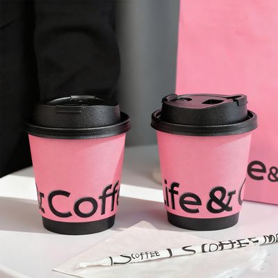 Biodegradable disposable coffee paper cup wholesale customized printing logo