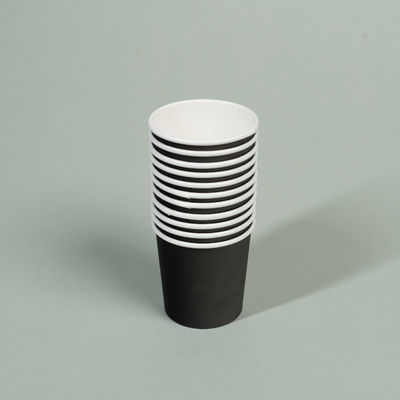 Eco-friendly custom printed logo disposable single and double wall coffee paper cup