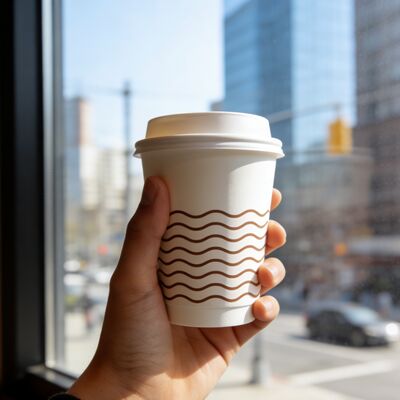 Goede prijs. Aanpasbare 8oz 10oz 12oz 14oz 16oz en 18oz milieuvriendelijke een- en dubbelwandige wegwerpkopjes. online