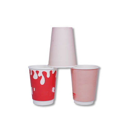 Bom preço. Copo de Papel Descartável de Parede Única com Design Personalizado para Café Quente em Tamanhos de 8 oz a 22 oz on-line