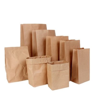 DIY-24H Sacchetti Di Carta Kraft Marrone: 5 Dimensioni, Ecologici E Per Alimenti, Ideali Per Pane, Biscotti, Regali E Fai Da Te