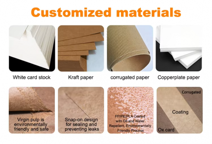 Custom Printed Corrugated Packaging Boxes for Food Takeaway in Eco ...