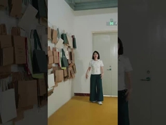 Nicht markierte, benutzerdefinierte Logo-Papiertüte