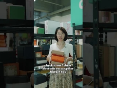 Umweltfreundliche, maßgeschneiderte, gedruckte Logo, Einweg-Burger-Box für Fastfood